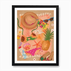 Vamos A La Playa Art Print