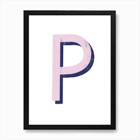 Letter P Art Print