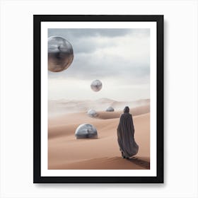 Desert Orbs Art Print