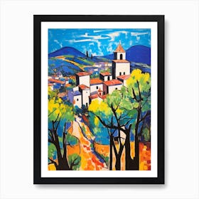 Assisi Italy 2 Fauvist Painting Art Print