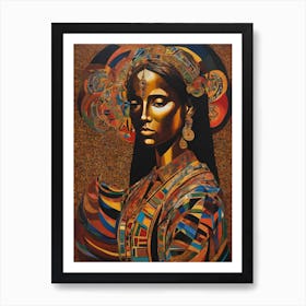 Woman In Gold Art Print