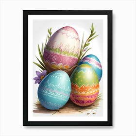 Easter Eggs 1 Art Print