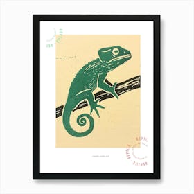 Chameleon Bold Block 4 Poster Art Print