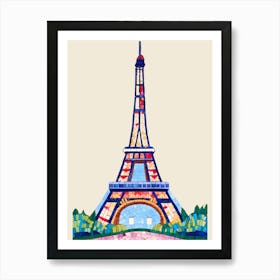 Paris Eiffel Tower 1 Art Print