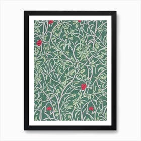 Red Alder tree Vintage Botanical Art Print