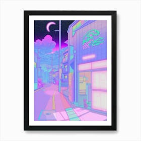 Nightwave Art Print