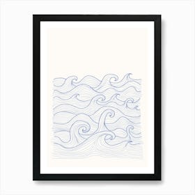 Waves Art Print