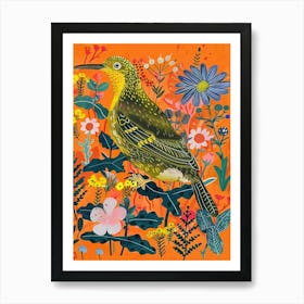 Spring Birds Kiwi 4 Art Print