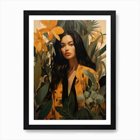 'Asian Woman' 1 Art Print