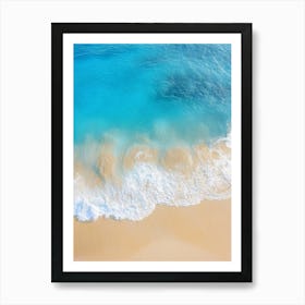 Aerial View Of A Beach 81 Art Print