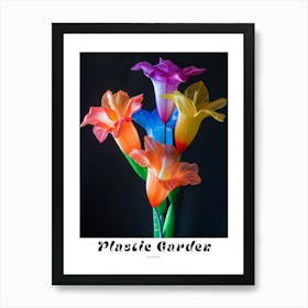 Bright Inflatable Flowers Poster Gladiolus 1 Art Print