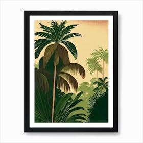 Goa India Palm Rousseau Inspired Tropical Destination Art Print