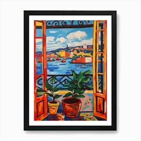 Window Stockholm Sweden In The Style Of Matisse 3 Art Print