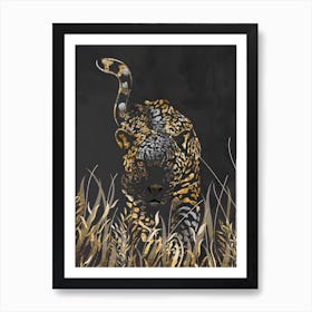 Jaguar Canvas  Print Art Print