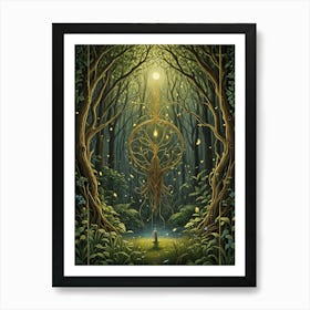 Spirit Of The Forest Art Print