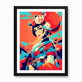 Geisha 98 Art Print