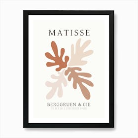 Henri Matisse Neutral Pink Abstract Print Art Print