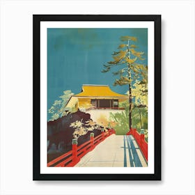 Hakone Open Air Museum Japan Mid Century Modern 3 Art Print