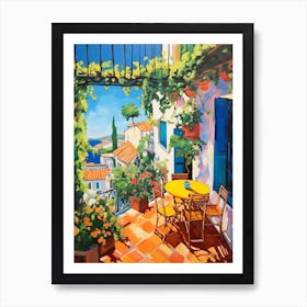 Marbella Spain 7 Fauvist Painting Art Print