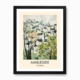 Ambleside (Cumbria) Painting 1 Travel Poster Art Print