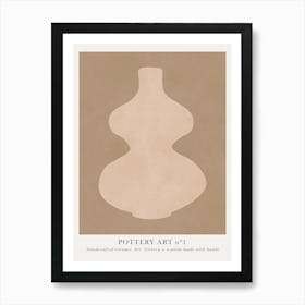 Pottery art 1 Art Print