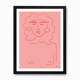 Pink Lady Art Print