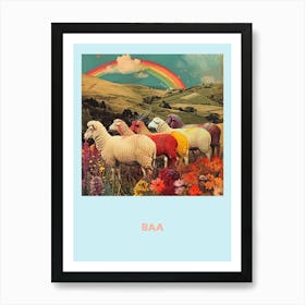 Sheep Baa Poster 4 Art Print