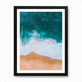 Aerial View Of A Beach 149 Art Print