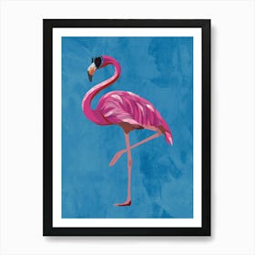 Flamingo Canvas Art 1 Art Print