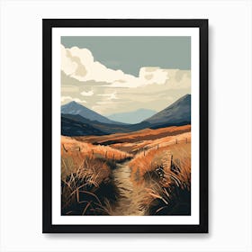 The West Highland Line Scotland 9 Hiking Trail Landscape Art Print