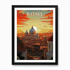 Capital Rome Art Print