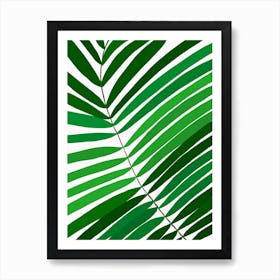 Tropical green leaves 3 Art Print