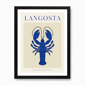 Langosta - Blue Affiche