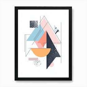 Abstract Geometric Painting 10 Art Print