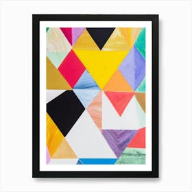 Triangle Drama Art Print