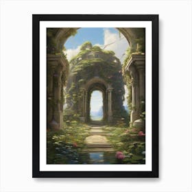 Fairytale Garden Art Print