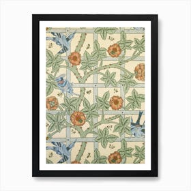 Trellis, William Morris And Phillip Webb Art Print