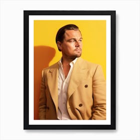 Leonardo DiCaprio Fashion Art Art Print