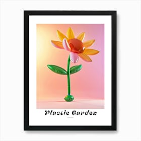 Dreamy Inflatable Flowers Poster Sunflower 1 Art Print