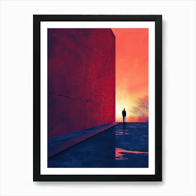 Sunset 455, Minimalism Art Print