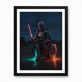 Star Wars The Mandalorian Art Print