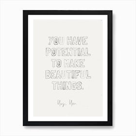 Beautiful Things Art Print