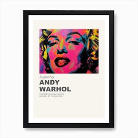 Museum Poster Inspired By Andy Warhol 4 Art Print