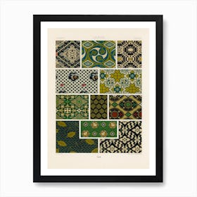 Japan Pattern, Albert Racine 1 Art Print