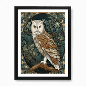 William Morris Owls 3 Art Print