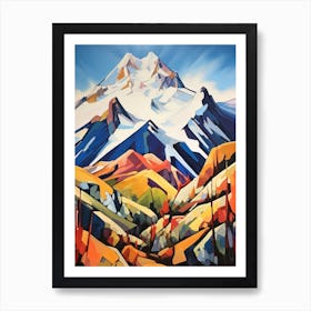 Mount Washington Usa 7 Mountain Painting Art Print