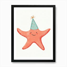 Birthday Starfish Art Print