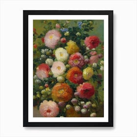 Ranunculus Painting 5 Flower Art Print