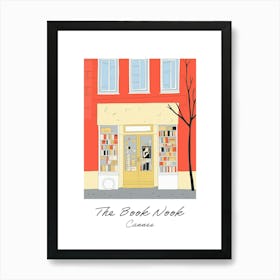 Cannes The Book Nook Pastel Colours 2 Poster Art Print