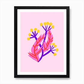 Yarrow Flower Art Print